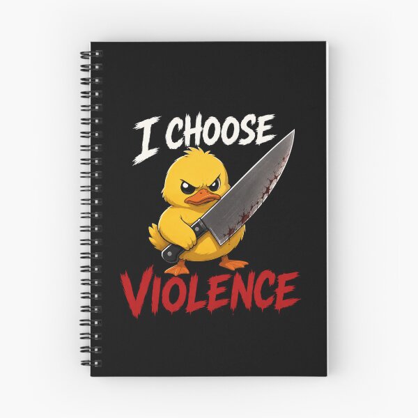 Item preview, I Choose Violence Yellow Duck  designed and sold by TheEndDesign.