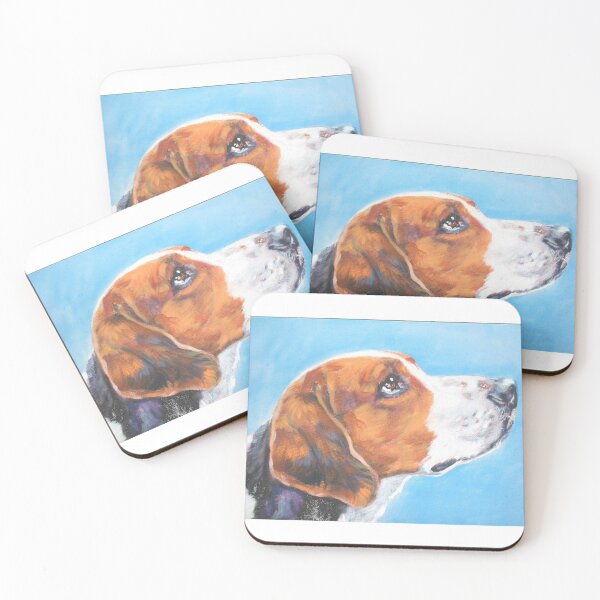 Item preview, Pintura artística de Foxhound americano designed and sold by Tomeart <3.