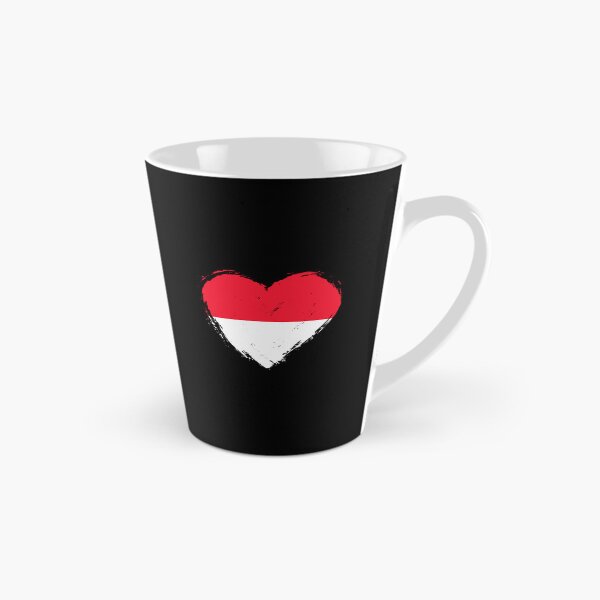 Item preview, Distressed Monaco Flag Heart MC designed and sold by shitpostee.