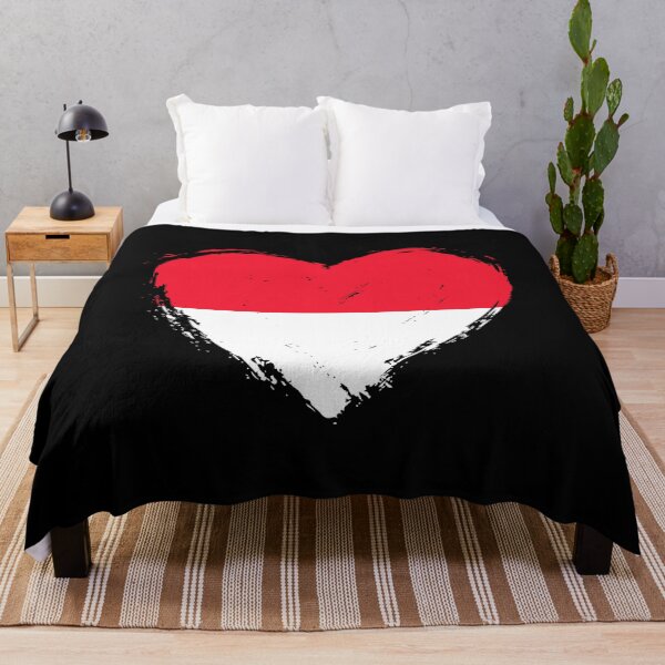 Item preview, Distressed Monaco Flag Heart MC designed and sold by shitpostee.