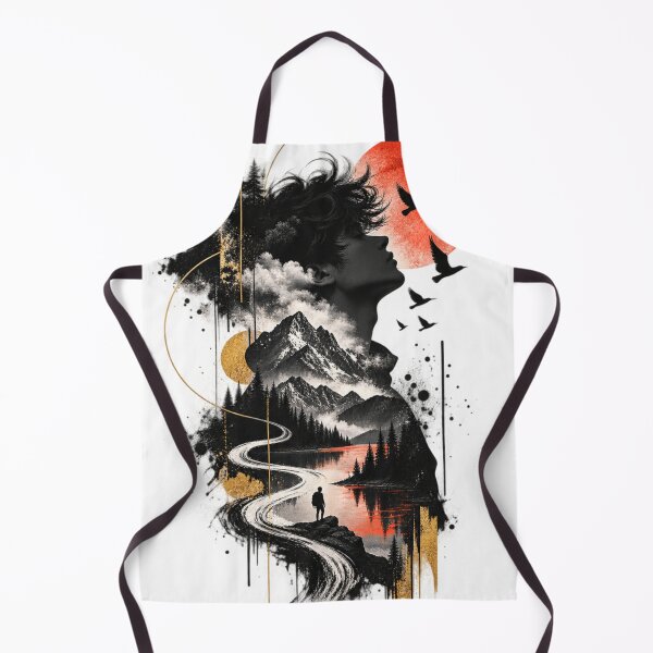 Item preview, Lost Within – Surreal Journey Double Exposure Art designed and sold by moditeck.