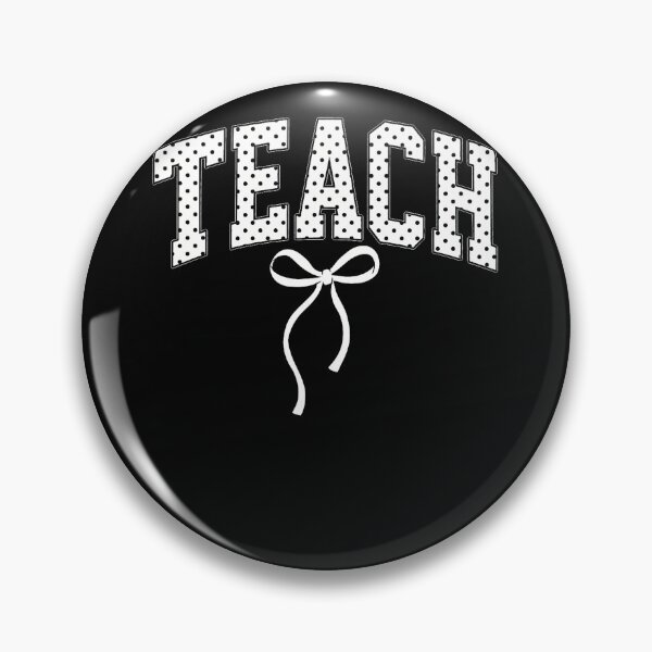 Item preview, Cute Teach Coquette Bow Polka Dot Classroom designed and sold by ripgoatclothing.