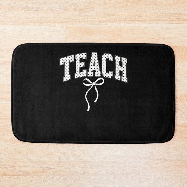 Item preview, Cute Teach Coquette Bow Polka Dot Classroom designed and sold by ripgoatclothing.