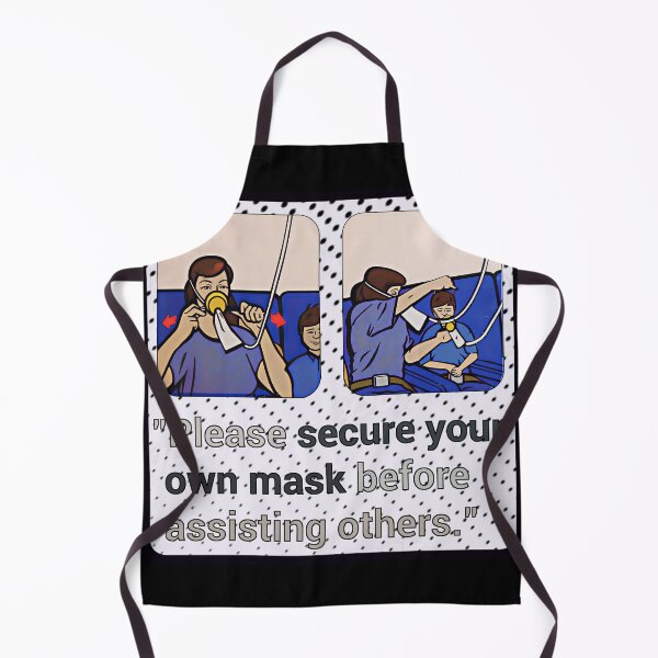 Item preview, please secure your own mask before helping others designed and sold by Kackos.