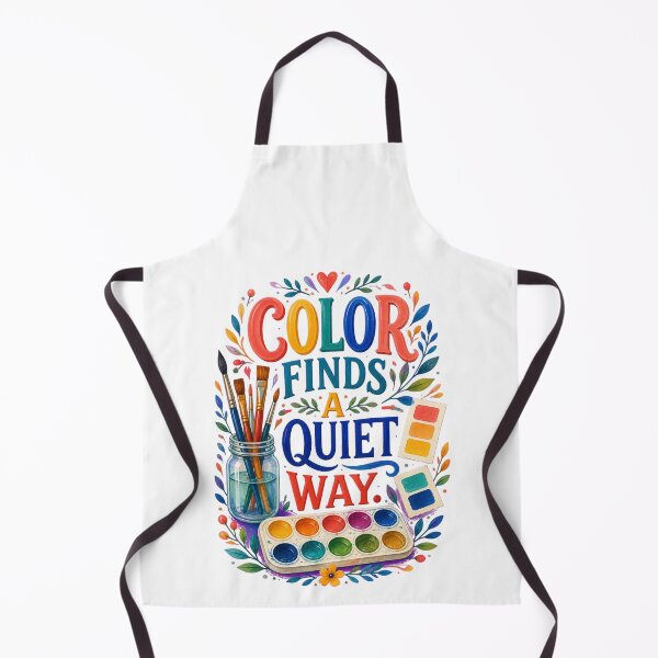 Item preview, Color Finds A Quiet Way Watercolor Painting designed and sold by CheerfulNest.