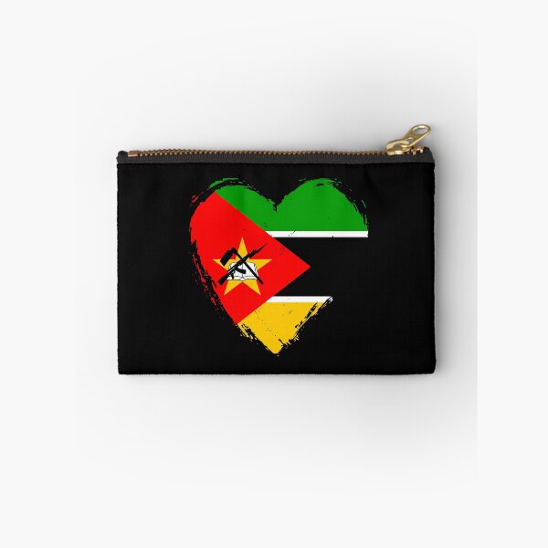 Item preview, Distressed Mozambique Flag Heart MZ designed and sold by shitpostee.