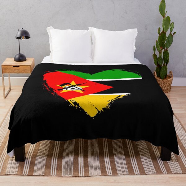 Item preview, Distressed Mozambique Flag Heart MZ designed and sold by shitpostee.