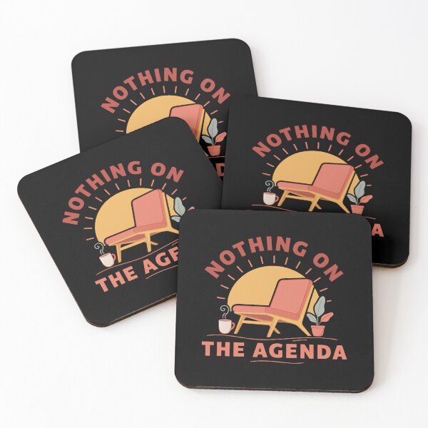 Item preview, Nothing On The Agenda T Shirt, Relaxation Shirt, Slow Living Tee, Funny Chill Gift designed and sold by Daily Mood Tees.