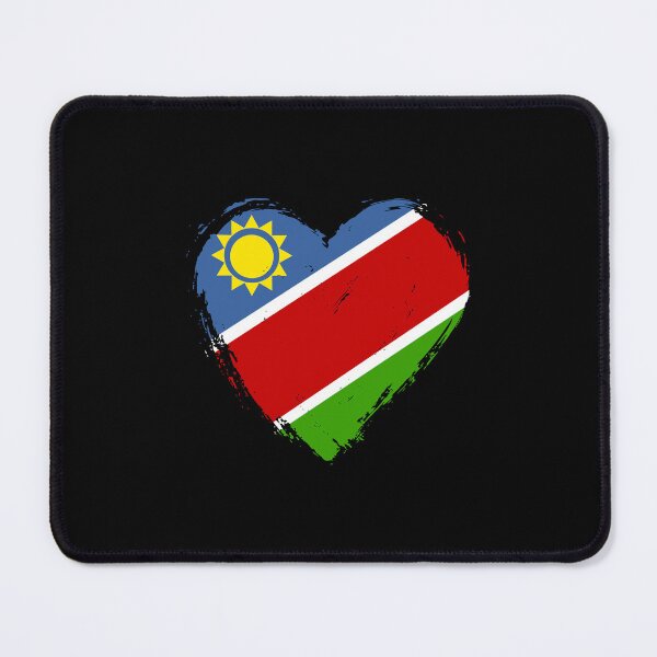 Item preview, Distressed Namibia Flag Heart NA designed and sold by shitpostee.