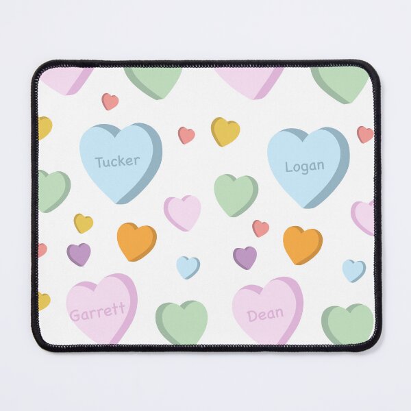 Item preview, Off campus ice hockey player candy heart design designed and sold by AnnesCreatives.