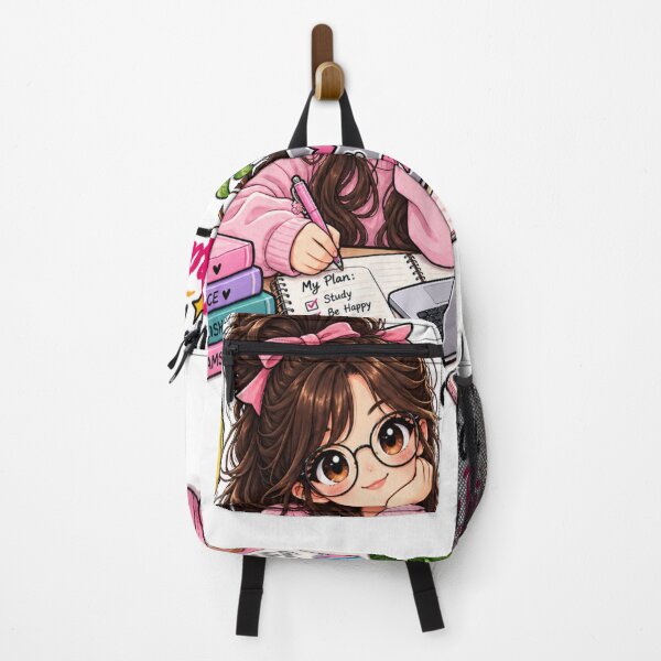 Item preview, Study Hard Dream Big Cute Student Girl Sticker | Study Motivation Sticker designed and sold by Genzfirevibes.