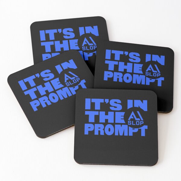 Item preview, AI Slop - It's in the prompt - Parody Blue designed and sold by FROGVOLT.