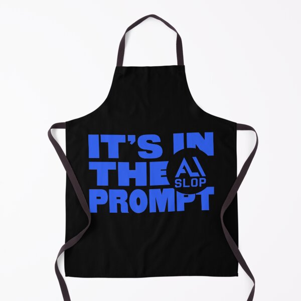 Item preview, AI Slop - It's in the prompt - Parody Blue designed and sold by FROGVOLT.