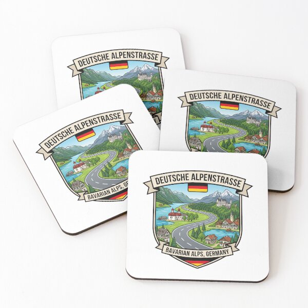 Item preview, Deutsche Alpenstraße German Alps Mountain Road designed and sold by enzoade.
