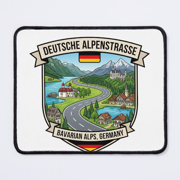 Item preview, Deutsche Alpenstraße German Alps Mountain Road designed and sold by enzoade.
