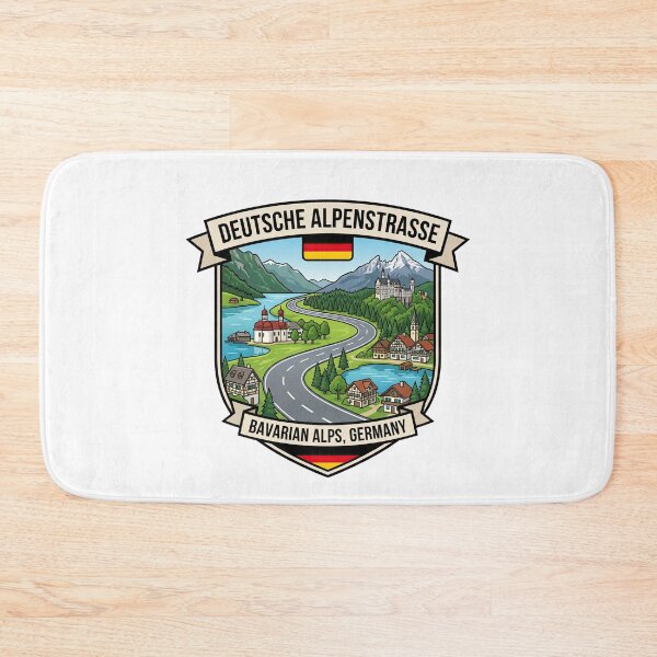 Item preview, Deutsche Alpenstraße German Alps Mountain Road designed and sold by enzoade.