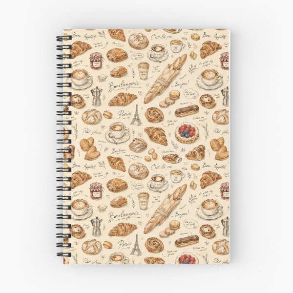 Item preview, French Bakery Sketchbook designed and sold by Side Quest Co..