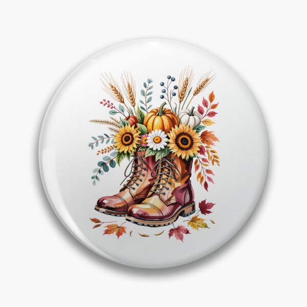 Item preview, Floral Combat Boots designed and sold by jkrphoto.