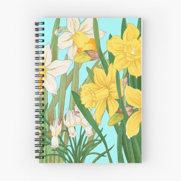 Item preview, Vintage Japanese Woodblock Botanical Daffodils Painting by Tanigami Konan designed and sold by Itaya Art.