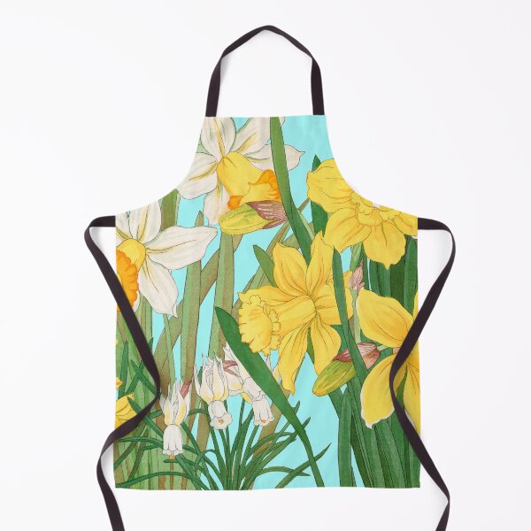 Item preview, Vintage Japanese Woodblock Botanical Daffodils Painting by Tanigami Konan designed and sold by Itaya Art.