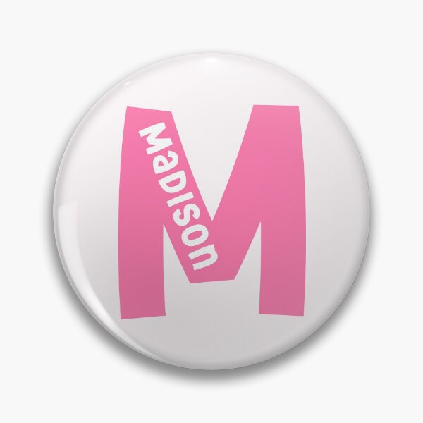 Item preview, Madison Name Pink Alphabet Letter M designed and sold by Jeallan Designs.