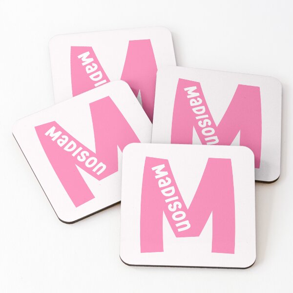 Item preview, Madison Name Pink Alphabet Letter M designed and sold by Jeallan Designs.