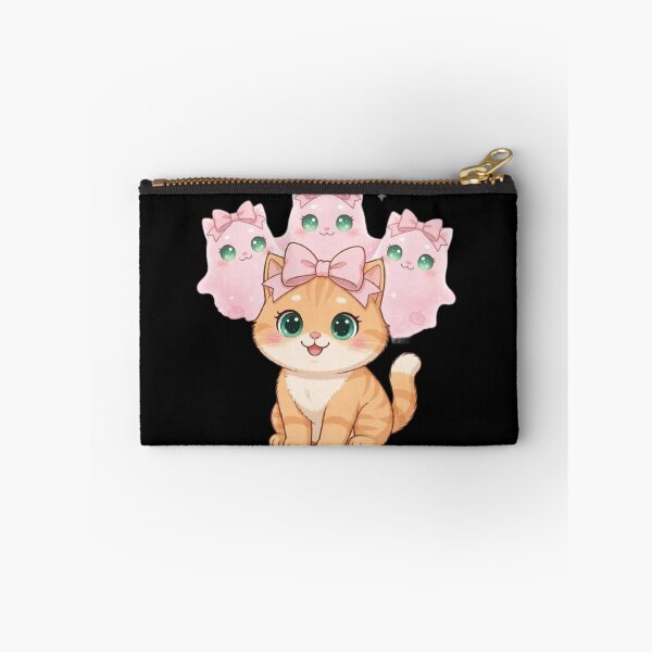 Item preview, Luna And Her Ghost Friends - Cute Pink Halloween Cat designed and sold by Moody Vibes Studio.