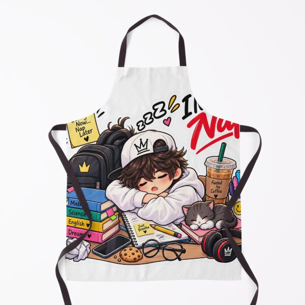 Item preview, I Need A Nap Cute Student Anime Sticker | Funny Study Life Sticker designed and sold by Genzfirevibes.