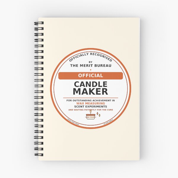 Item preview, Candle Maker Gift | Official Candle Making Award designed and sold by TheMeritBureau.