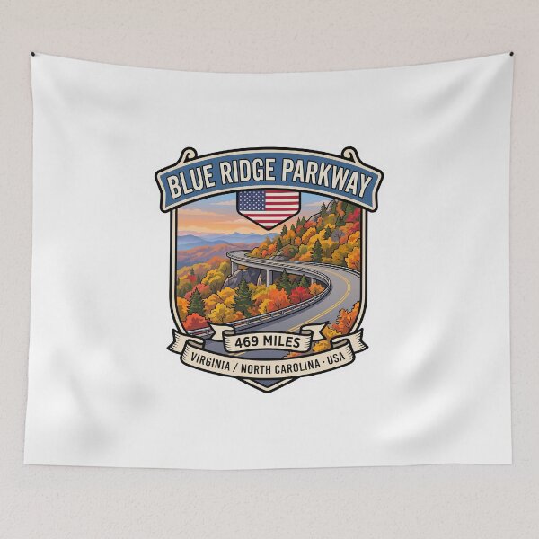 Item preview, Blue Ridge Parkway Appalachian Scenic Road designed and sold by enzoade.