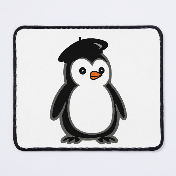 Item preview, Pippo French Beret | Minimalist penguin in France look designed and sold by Pippo-Penguin.