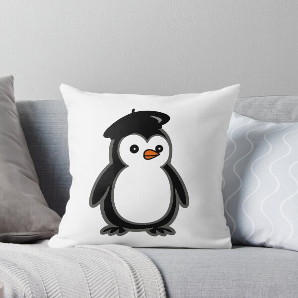 Item preview, Pippo French Beret | Minimalist penguin in France look designed and sold by Pippo-Penguin.