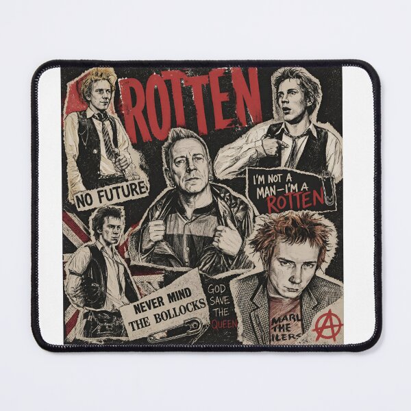 Item preview, Johnny Rotten - Collage designed and sold by LoveSomethingDifferent.