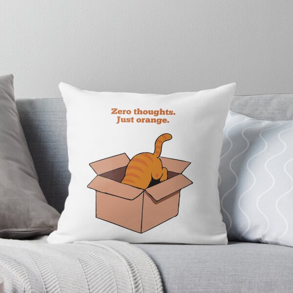 Item preview, Brainless Ginger: Zero thoughts. Just Orange Ginger Cat designed and sold by RedStreamStudio.