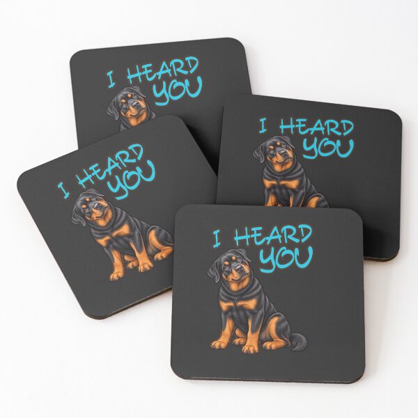 Item preview, I Heard You Funny Rottweiler Dog Humor designed and sold by AdicretorDesign.