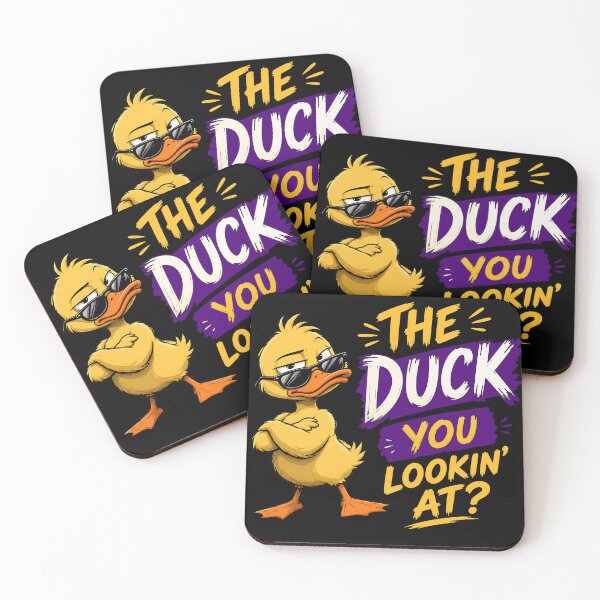 Item preview, Funny Duck With Attitude – “The Duck You Lookin’ At?” Sarcastic Animal Humor designed and sold by Huddy-clothes.