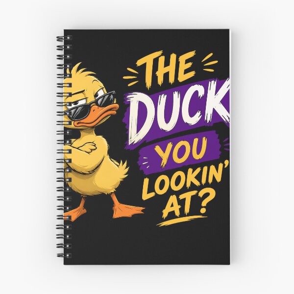Item preview, Funny Duck With Attitude – “The Duck You Lookin’ At?” Sarcastic Animal Humor designed and sold by Huddy-clothes.
