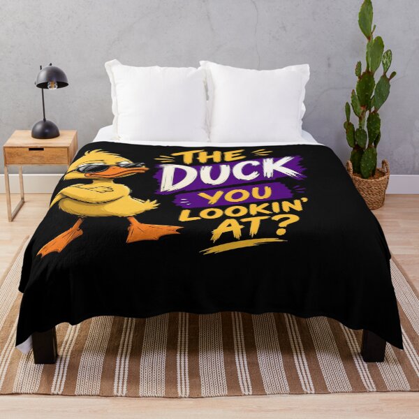 Item preview, Funny Duck With Attitude – “The Duck You Lookin’ At?” Sarcastic Animal Humor designed and sold by Huddy-clothes.