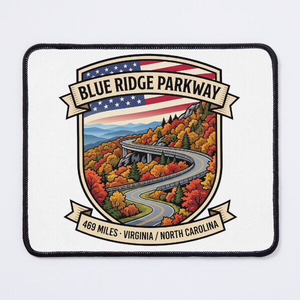 Item preview, Blue Ridge Parkway North Carolina Scenic Route designed and sold by enzoade.