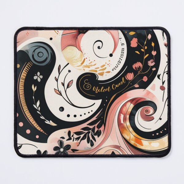 Item preview, Cosmic Bloom – Abstract Floral Spiral Art designed and sold by Hustlingminds.