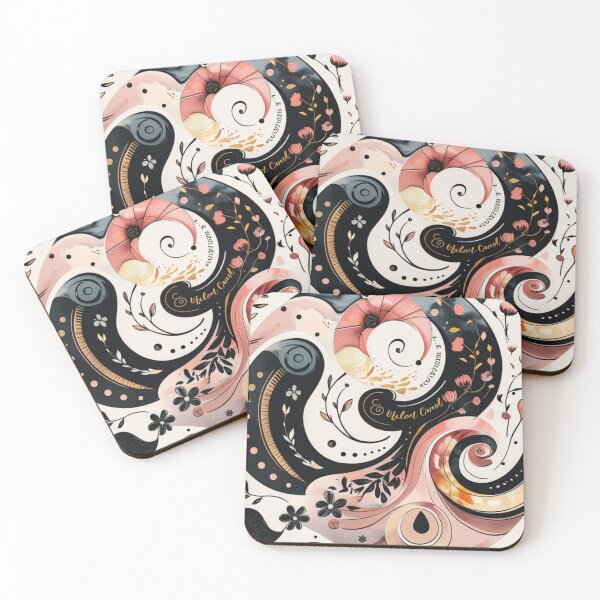 Item preview, Cosmic Bloom – Abstract Floral Spiral Art designed and sold by Hustlingminds.