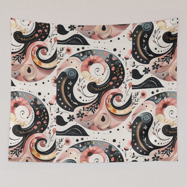 Item preview, Cosmic Bloom – Abstract Floral Spiral Art designed and sold by Hustlingminds.