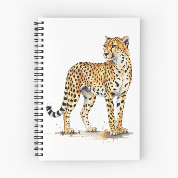 Item preview, water color cheetah sticker designed and sold by Stickers void.