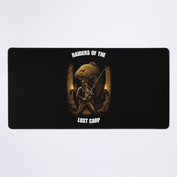 Item preview, Raiders Of The Lost Carp - Funny Adventure Movie Fishing designed and sold by GeekAnglerStore.
