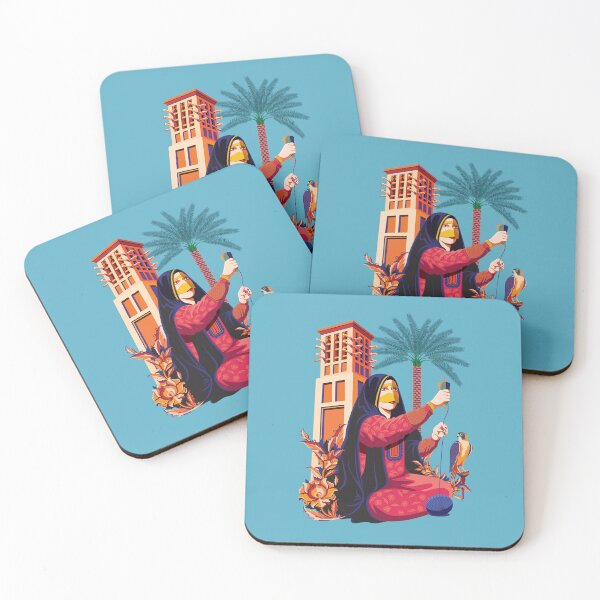 Item preview, Arab Emirati Woman Traditional Heritage illustration designed and sold by EsanArtStudio.