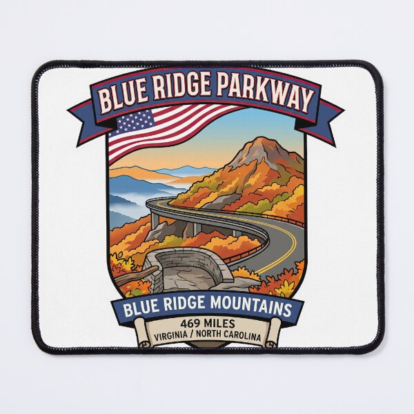 Item preview, Blue Ridge Parkway USA Scenic Mountain Road designed and sold by enzoade.
