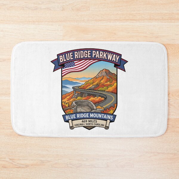 Item preview, Blue Ridge Parkway USA Scenic Mountain Road designed and sold by enzoade.