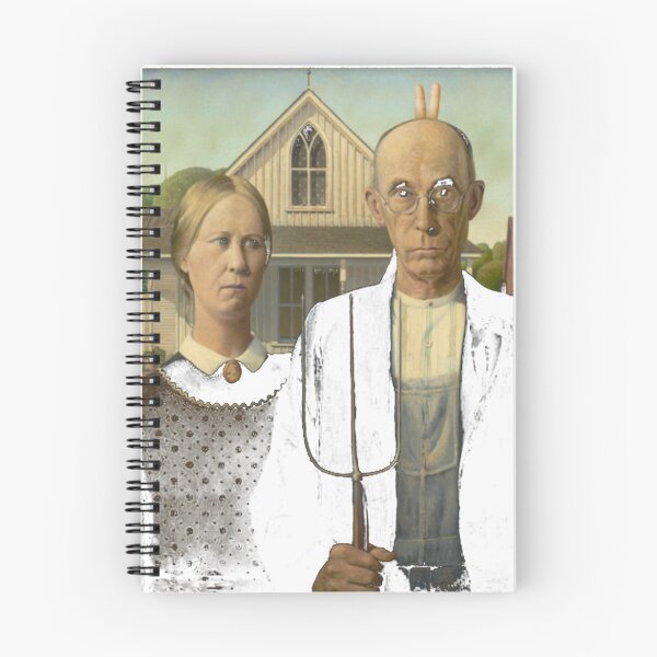 Item preview, American Gothic With Bunny Ears designed and sold by juliacoast88.