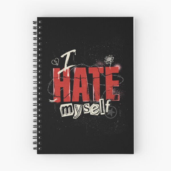 Item preview, I Hate Myself Emo Gift for Goth and Scene Kids designed and sold by Say It With Ink.