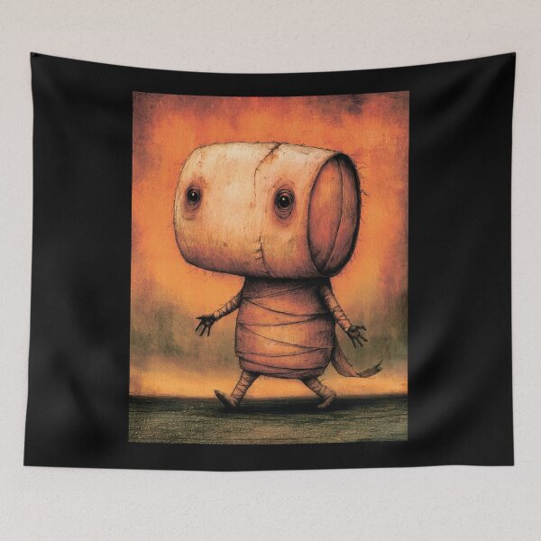 Item preview, Frankenstein's Monster and the Moon. Halloween. designed and sold by MagelliShop.